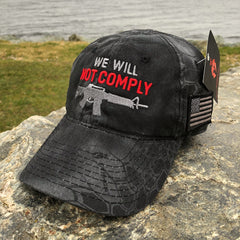 We Will Not Comply Premium Kryptek® Typhon™ Hat