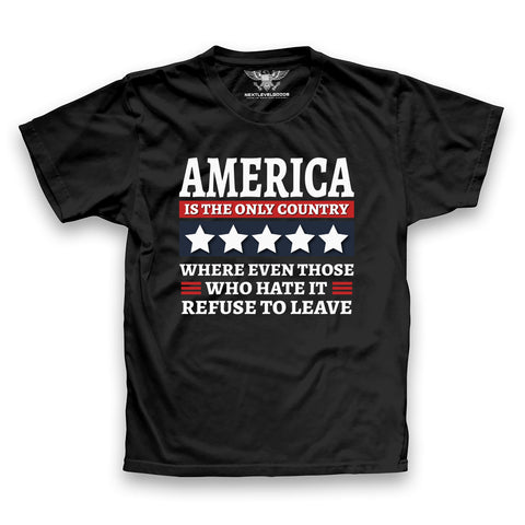 America Is The Country Premium T-Shirt  (SBL)