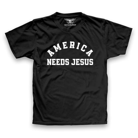America Needs Jesus Premium T-Shirt (SBL)