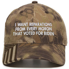 I Want Reparations Classic Embroidery Hat