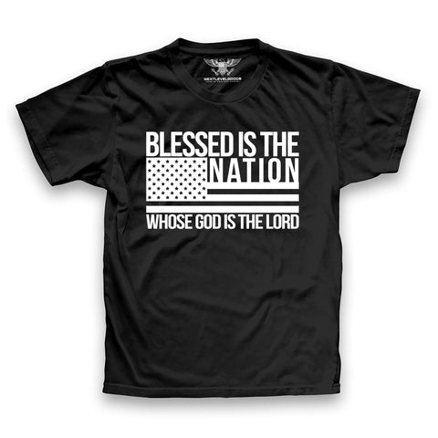 Blessed Is The Nation Premium T-Shirt (SBL)