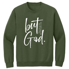 But God Premium Printed Crewneck Sweatshirt