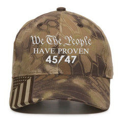 We The People Have Proven 45 47 Premium Embroidered Hat