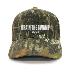 Drain The Swamp 2025 Premium Embroidered Hat