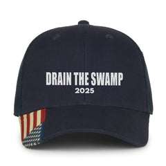 Drain The Swamp 2025 Premium Embroidered Hat
