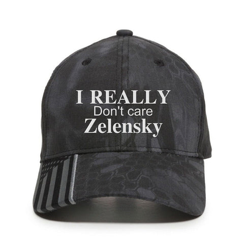 I Don't Really Care Zelensky Premium Embroidery Hat