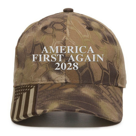 America First Again 2028 Premium Embroidery Hat