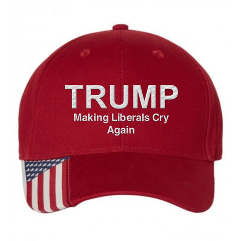 Trump Making Liberals Cry Premium Embroidery Hat