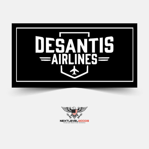 Desantis Airlines Sticker