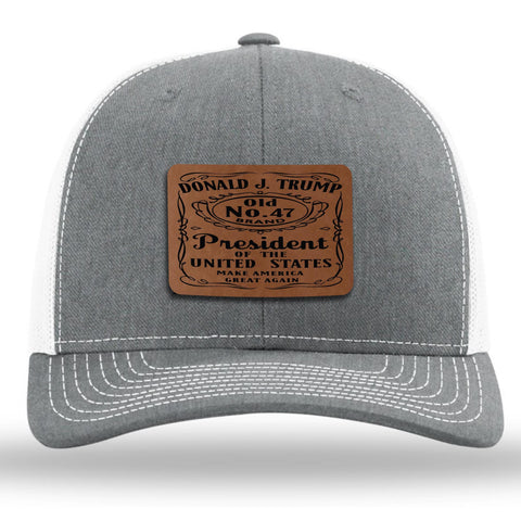Donald J. Old No.47 Leather Patch Hat
