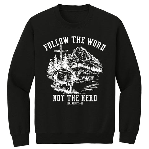 Follow The Word Premium Printed Crewneck Sweatshirt