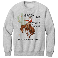 Pick Up Your Feet Premium Printed Crewneck Sweatshirt (OSM)