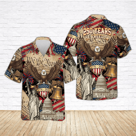 USA 250th Anniversary Patriotic Eagle, Statue Of Liberty Jersey (AM26)