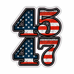 45 47 Sticker (AM26)