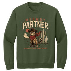 Meowdy Partner Premium Printed Crewneck Sweatshirt (OSM)