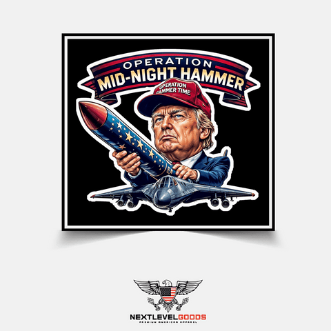 Operation Mid-night Hammer Sticker