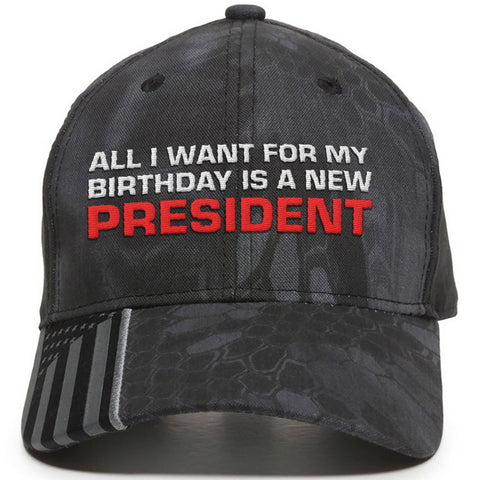 For My Birthday Conservative Premium Classic Embroidered Hat