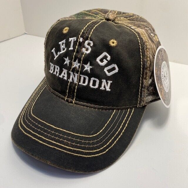 Let's Go Brandon Authentic Mossy Oak Hat