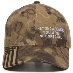 Hey Snowflake You Are Not Special Premium Classic Embroidered Hat