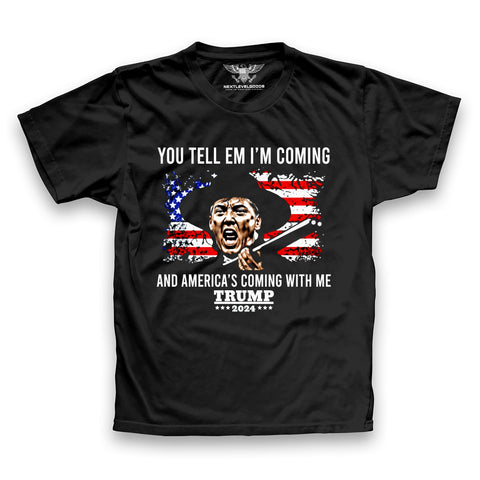 America's Coming With Me Conservative Premium Classic T-Shirt