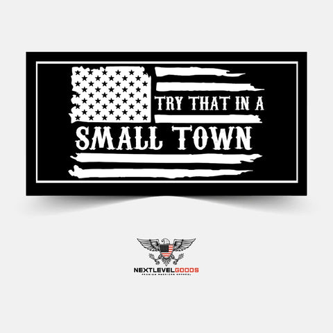 Small Town Sticker