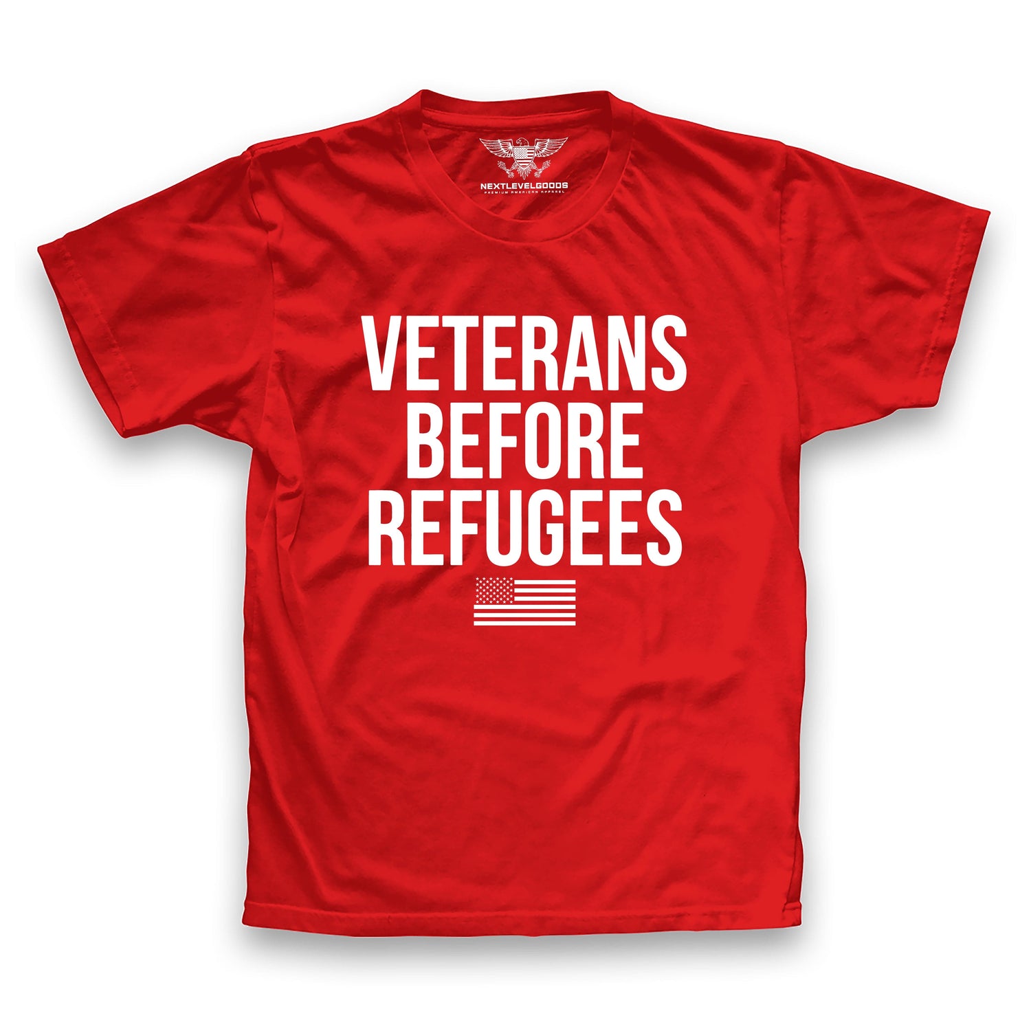 Veterans Before Refugees T-Shirt (SFDP) (SEP22)