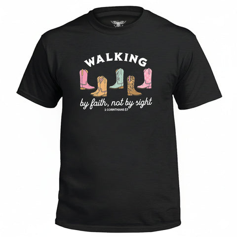 Walking By Faith Premium T-Shirt