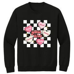 You Are Enough Premium Printed Crewneck Sweatshirt