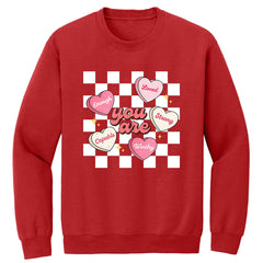 You Are Enough Premium Printed Crewneck Sweatshirt