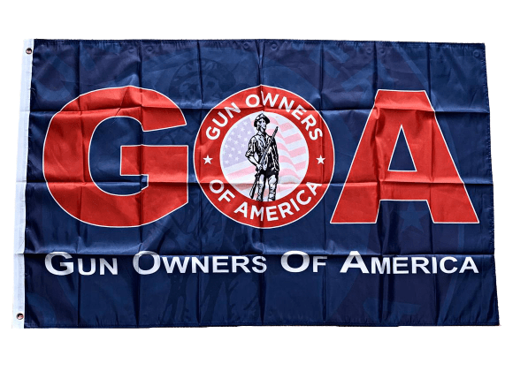 Gun Owners Of America Sign Flag 3x5 WH3