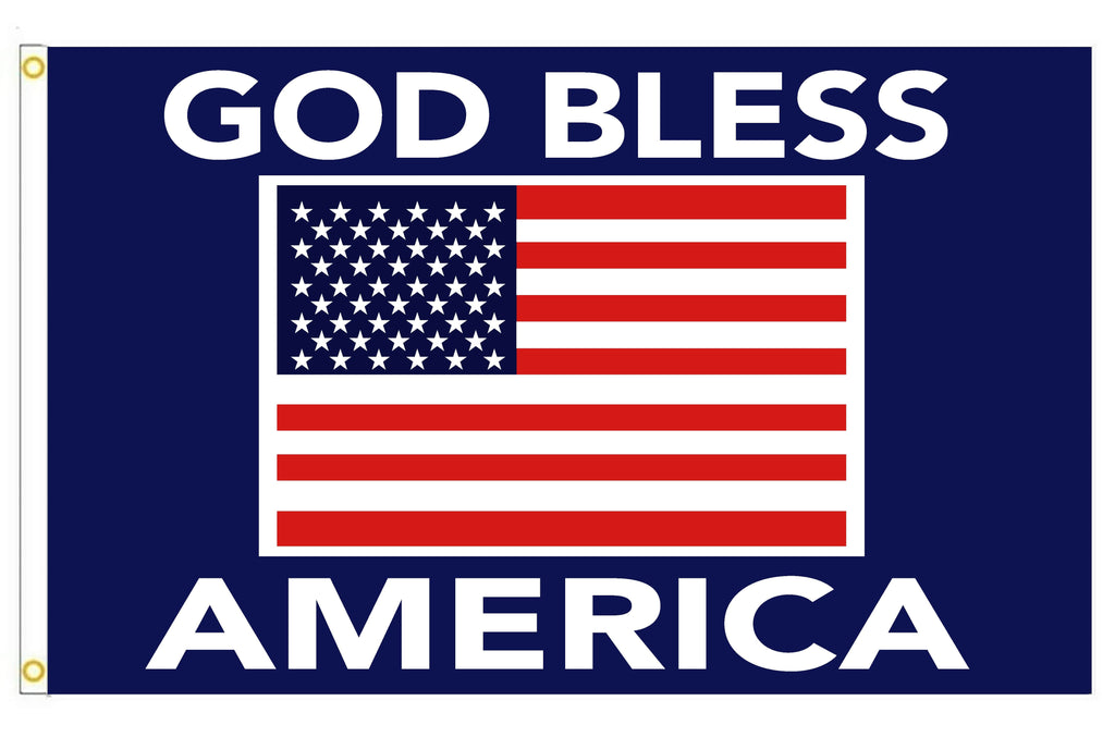 God Bless America Flag 3x5 WH3