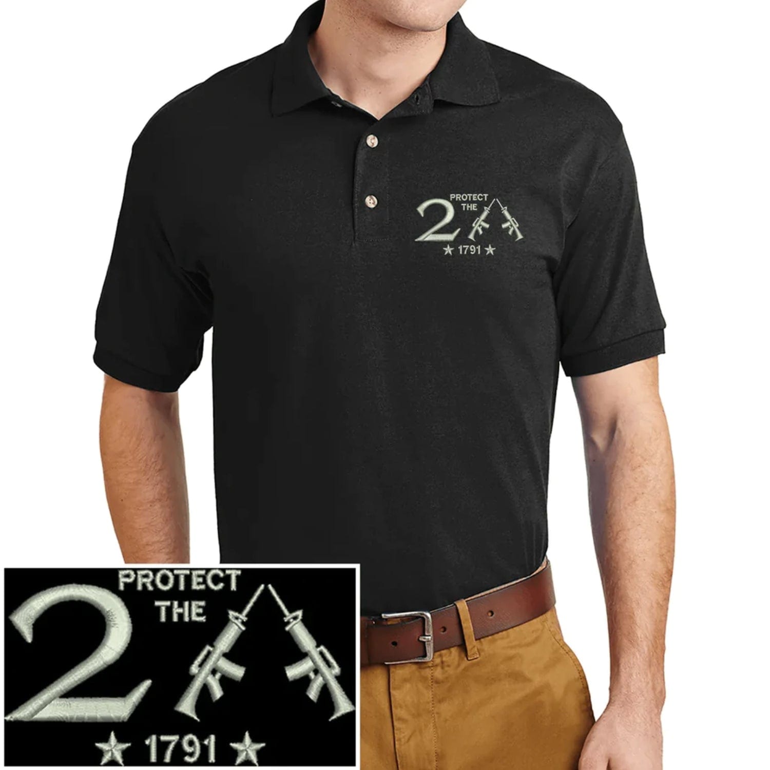 2nd Amendment 1791 Polo (SEP22)