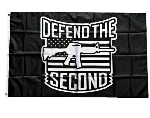 Defend The Second Amendment AR-15 Gun Flag 3x5