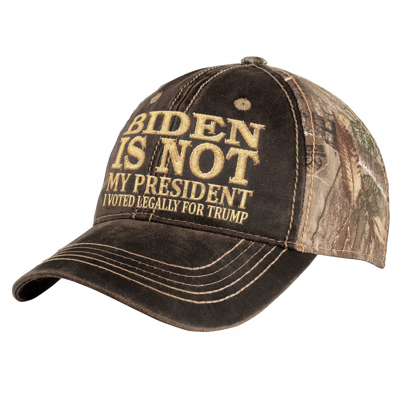 Biden Is Not My President Embroidered Hat