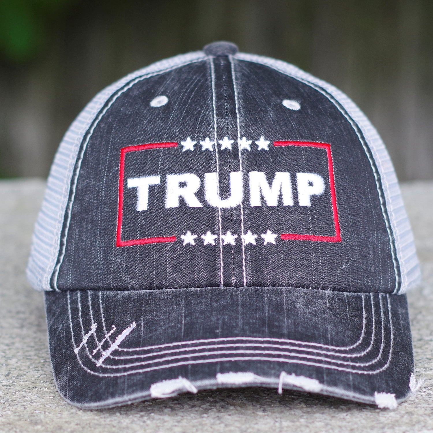 Trump Distressed Mesh Back Hat (SEP22)