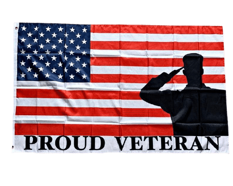 Proud Veteran American Flag 3x5