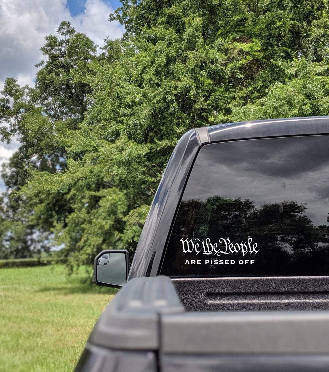 We The People Are Pissed Off Decal Sticker (WH3)