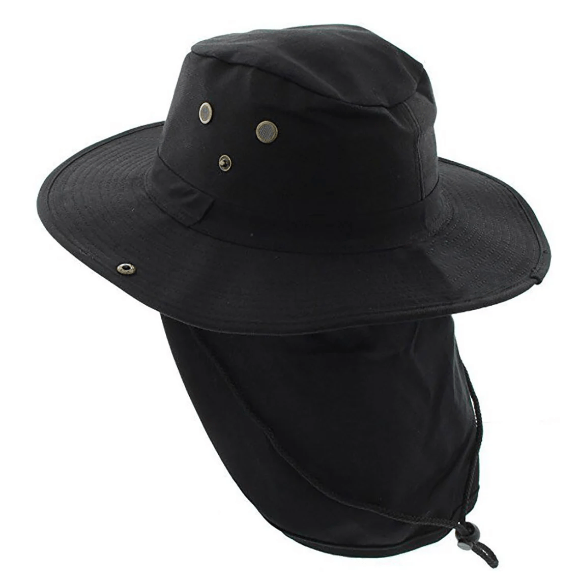 Wide Ear Neck Flap Cover for Cycling Hiking Camping Fishing Hat WH3