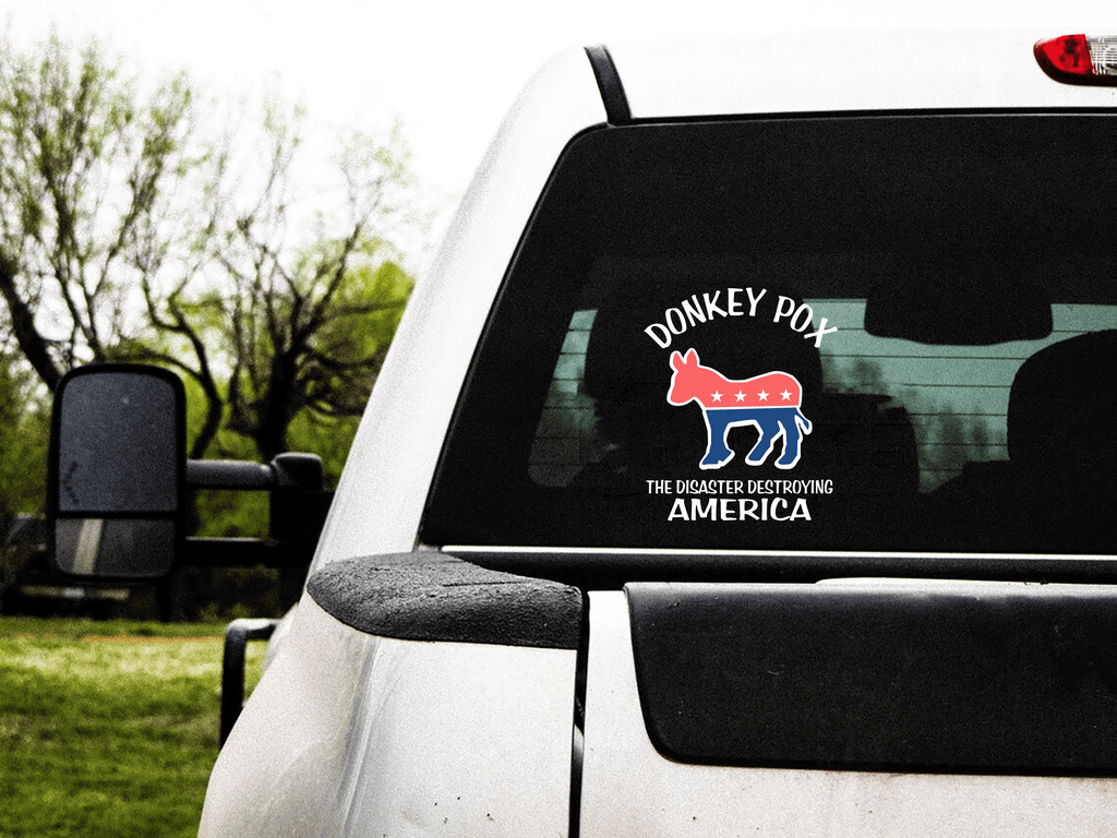 The Disease Destroying America Decal Sticker