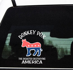 The Disease Destroying America Decal Sticker