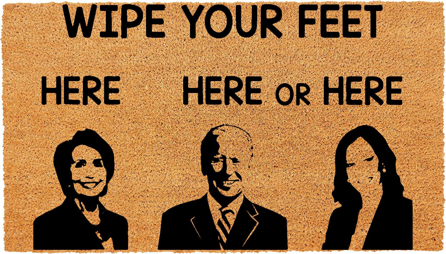 Wipe Your Feet Here Doormat