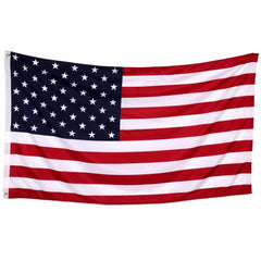 American Flag With Grommets US Flags (2 Pack) (WH3)